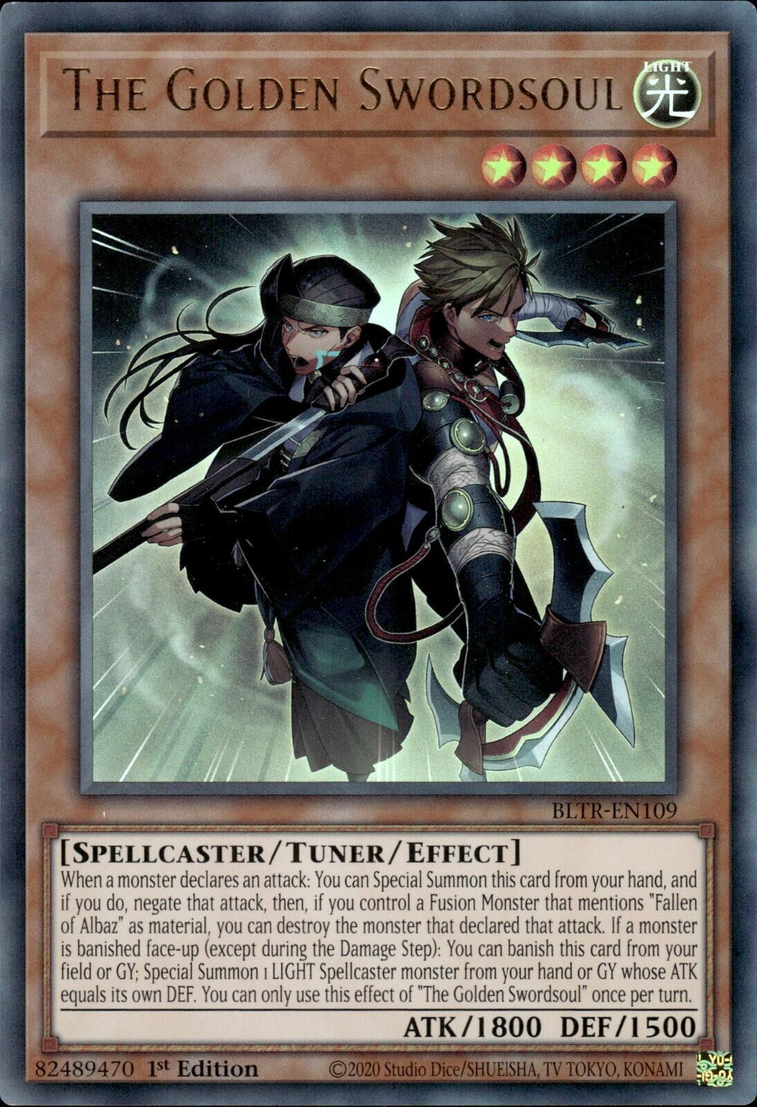 The Golden Swordsoul [BLTR-EN109] Ultra Rare | Total Play