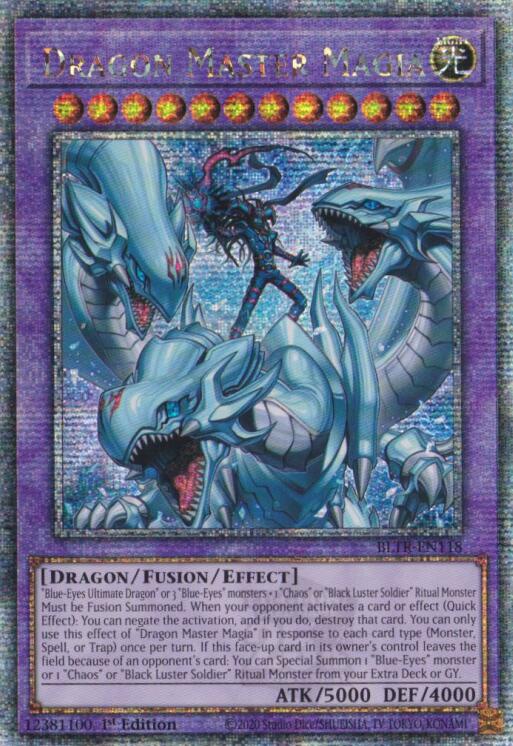 Dragon Master Magia (Quarter Century Secret Rare) [BLTR-EN118] Quarter Century Secret Rare | Total Play