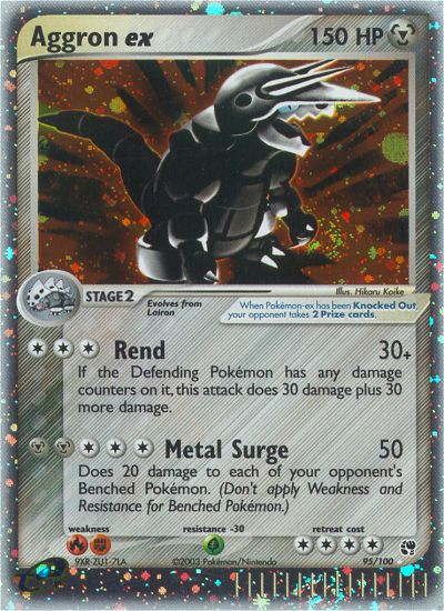 Aggron ex (95/100) [EX: Sandstorm] | Total Play
