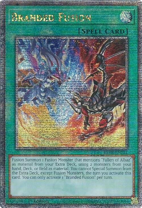 Branded Fusion (Quarter Century Secret Rare) [BLTR-EN111] Quarter Century Secret Rare | Total Play