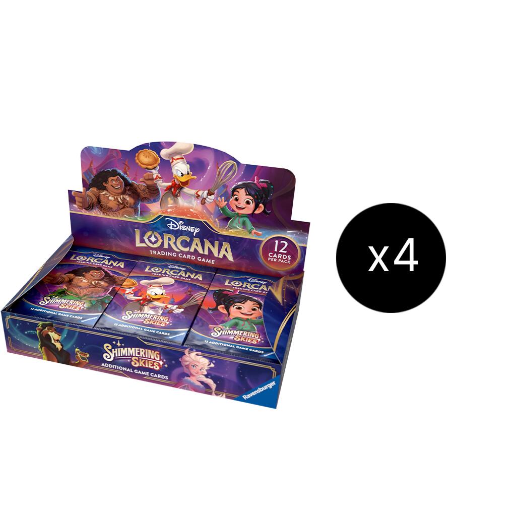 Disney Lorcana: Shimmering Skies Booster Box Case | Total Play