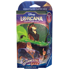 Disney Lorcana: Shimmering Skies - Starter Deck (Emerald & Steel) | Total Play