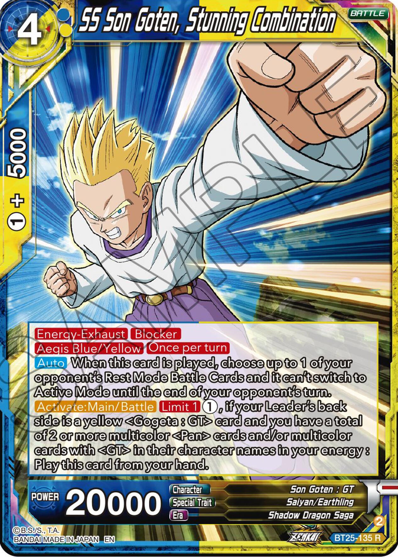 SS Son Goten, Stunning Combination (BT25-135) [Legend of the Dragon Balls] | Total Play