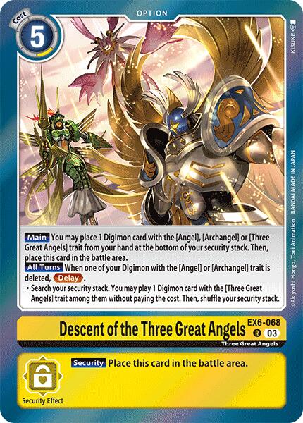 Descent of the Three Great Angels [EX6-068] [Infernal Ascension] | Total Play