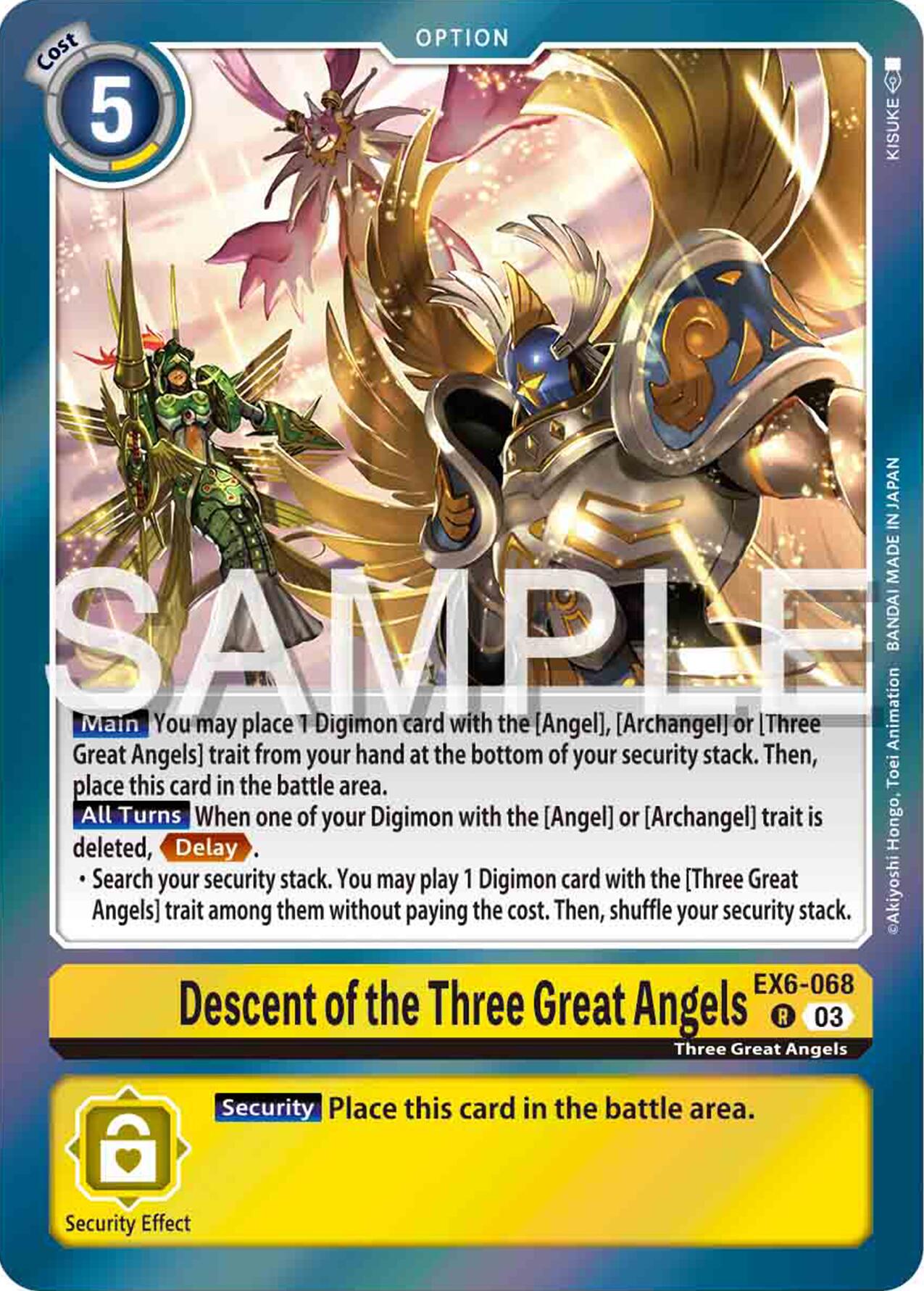 Descent of the Three Great Angels [EX6-068] [Infernal Ascension] | Total Play