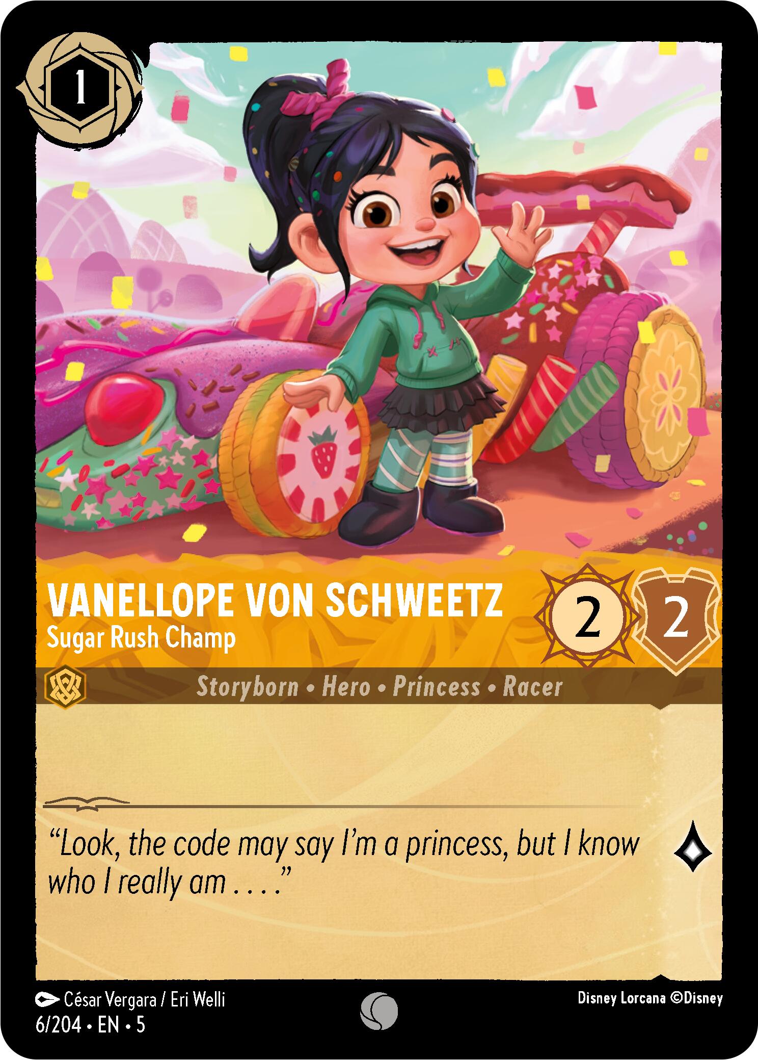 Vanellope von Schweetz - Sugar Rush Champ (6/204) [Shimmering Skies] | Total Play