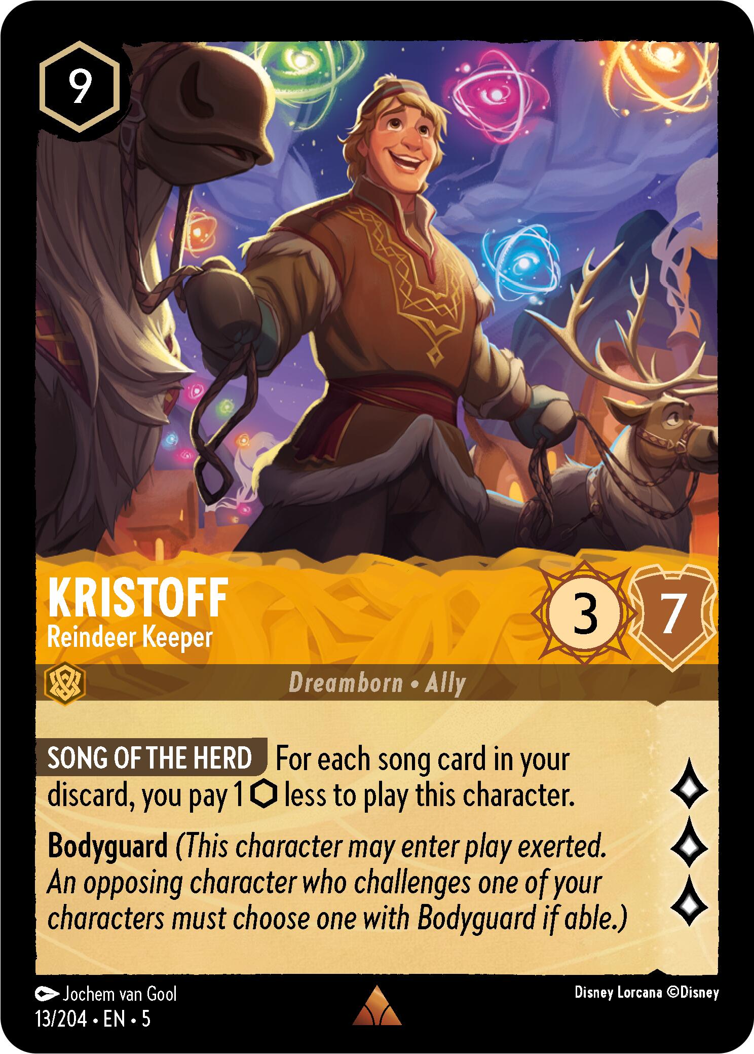 Kristoff - Reindeer Keeper (13/204) [Shimmering Skies] | Total Play