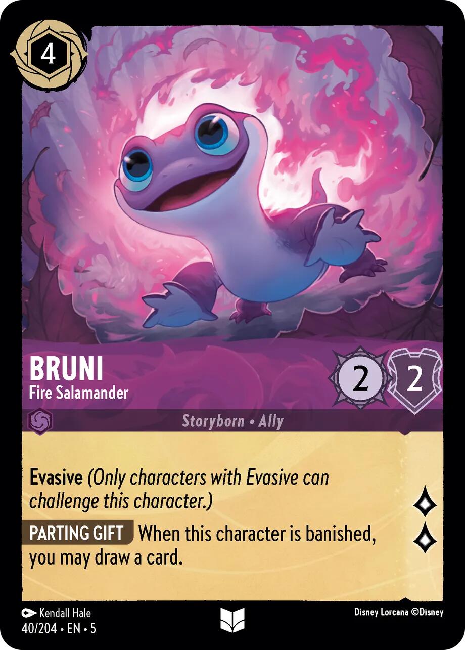 Bruni - Fire Salamander (40/204) [Shimmering Skies] | Total Play