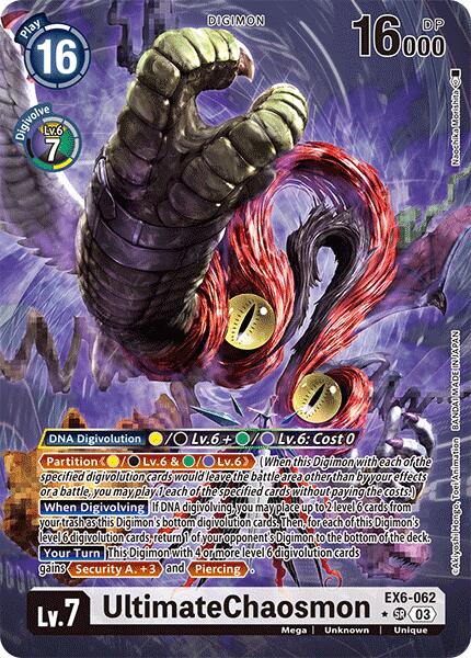 UltimateChaosmon [EX6-062] (Alternate Art) [Infernal Ascension] | Total Play