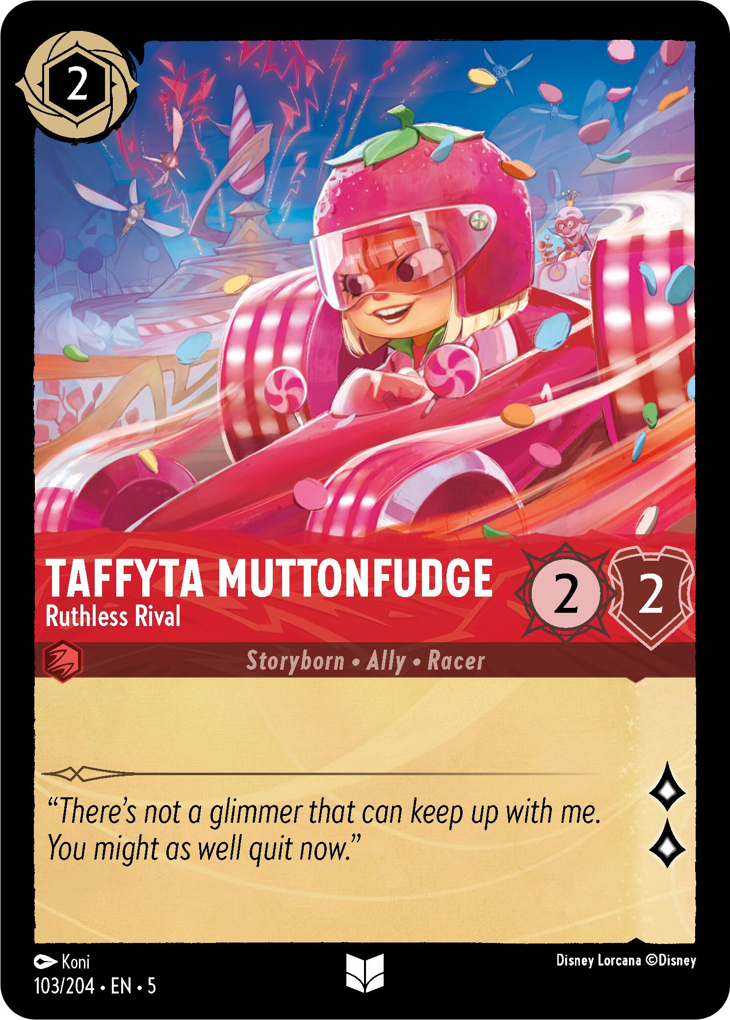 Taffyta Muttonfudge - Ruthless Rival (103/204) [Shimmering Skies] | Total Play