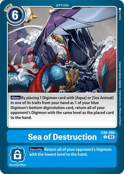 Sea of Destruction [EX6-066] [Infernal Ascension] | Total Play