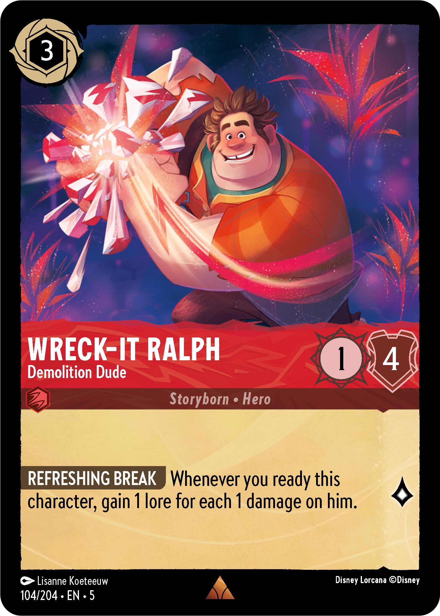 Wreck-It Ralph - Demolition Dude (104/204) [Shimmering Skies] | Total Play