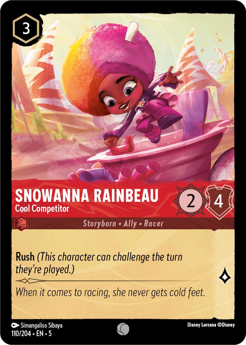 Snowanna Rainbeau - Cool Competitor (110/204) [Shimmering Skies] | Total Play
