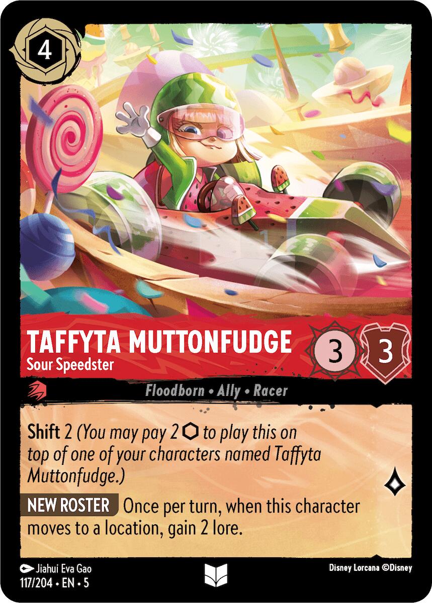 Taffyta Muttonfudge - Sour Speedster (117/204) [Shimmering Skies] | Total Play