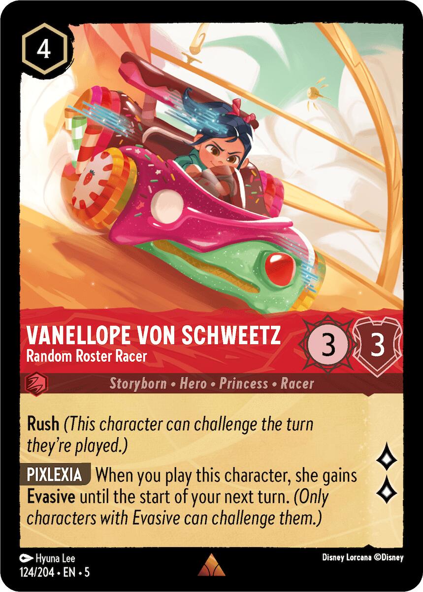 Vanellope von Schweetz - Random Roster Racer (124/204) [Shimmering Skies] | Total Play