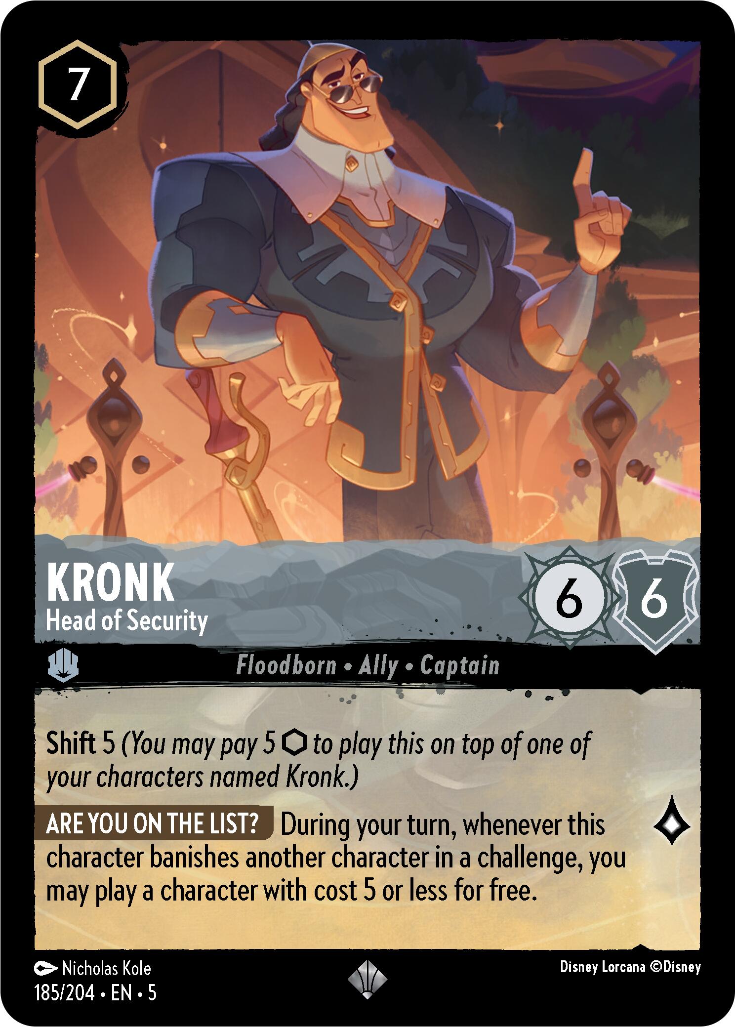 Kronk - Head of Security (185/204) [Shimmering Skies] | Total Play