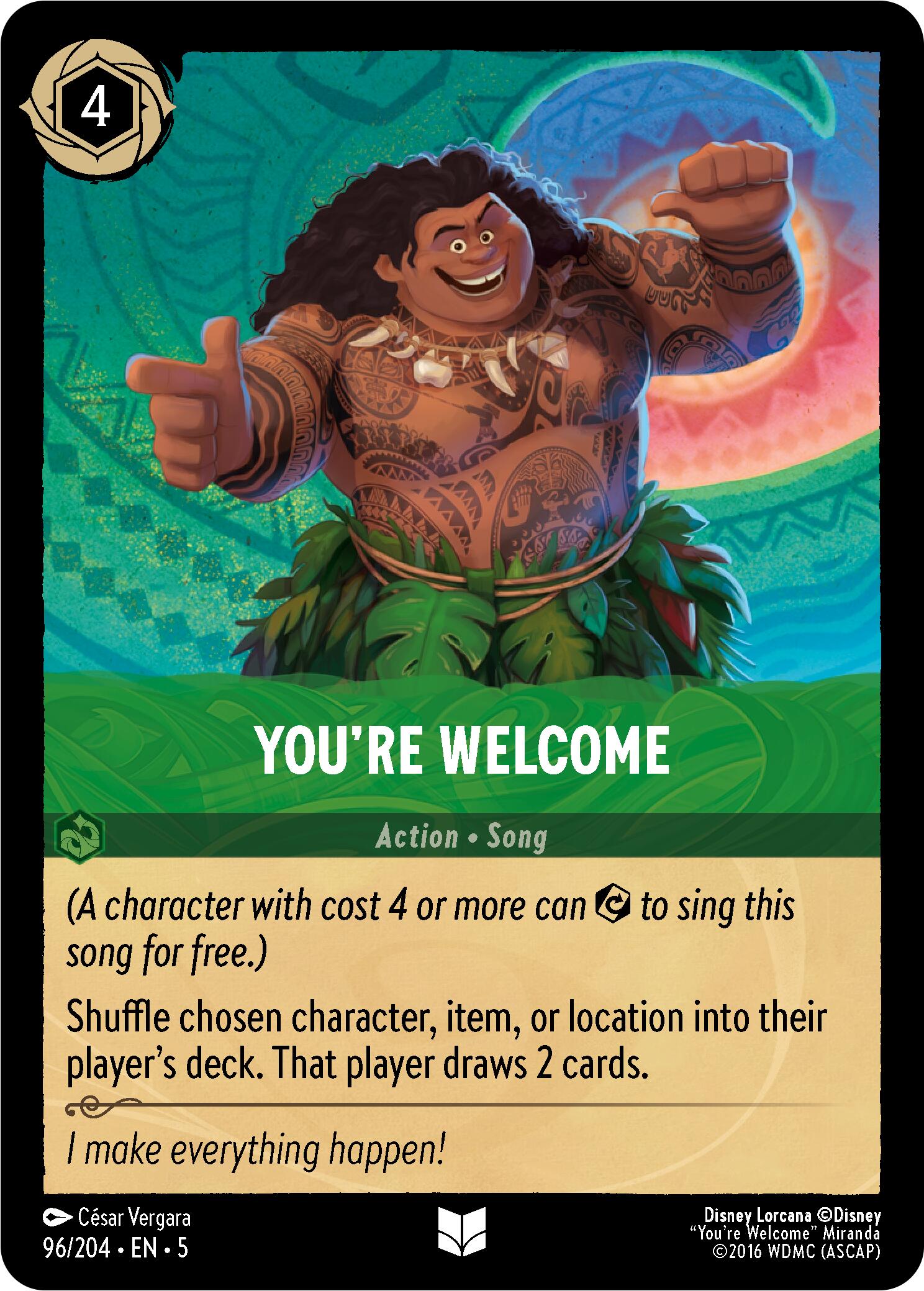 You're Welcome (96/204) [Shimmering Skies] | Total Play