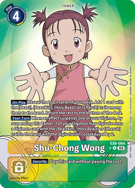 Shu-Chong Wong [EX6-064] (Box Promotion Pack: Infernal Ascension) [Infernal Ascension] | Total Play