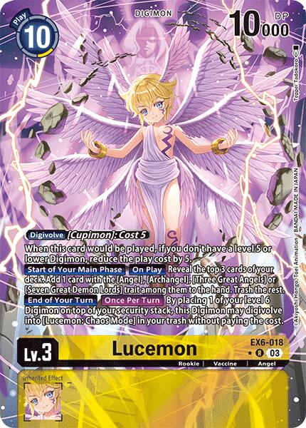 Lucemon [EX6-018] (Alternate Art) [Infernal Ascension] | Total Play