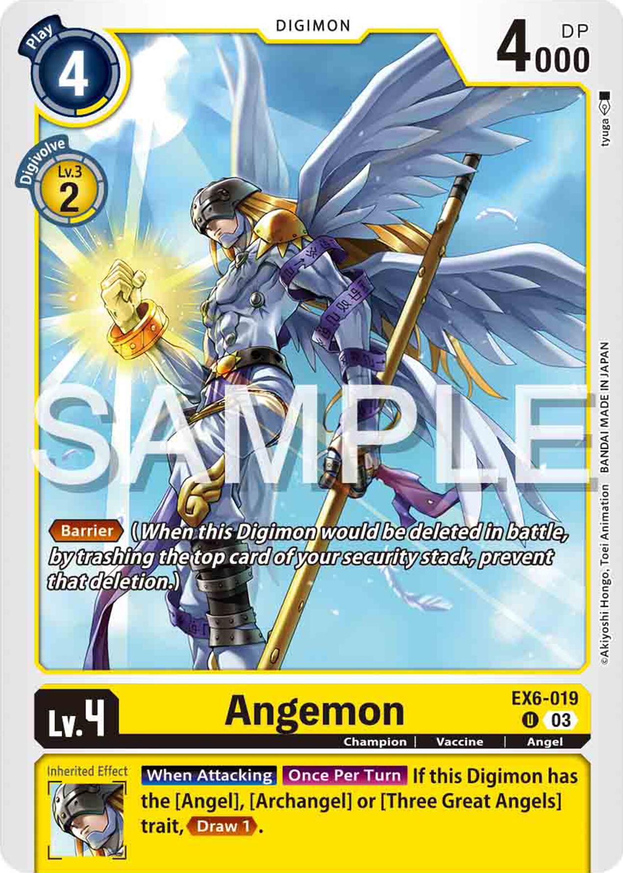 Angemon [EX6-019] [Infernal Ascension] | Total Play