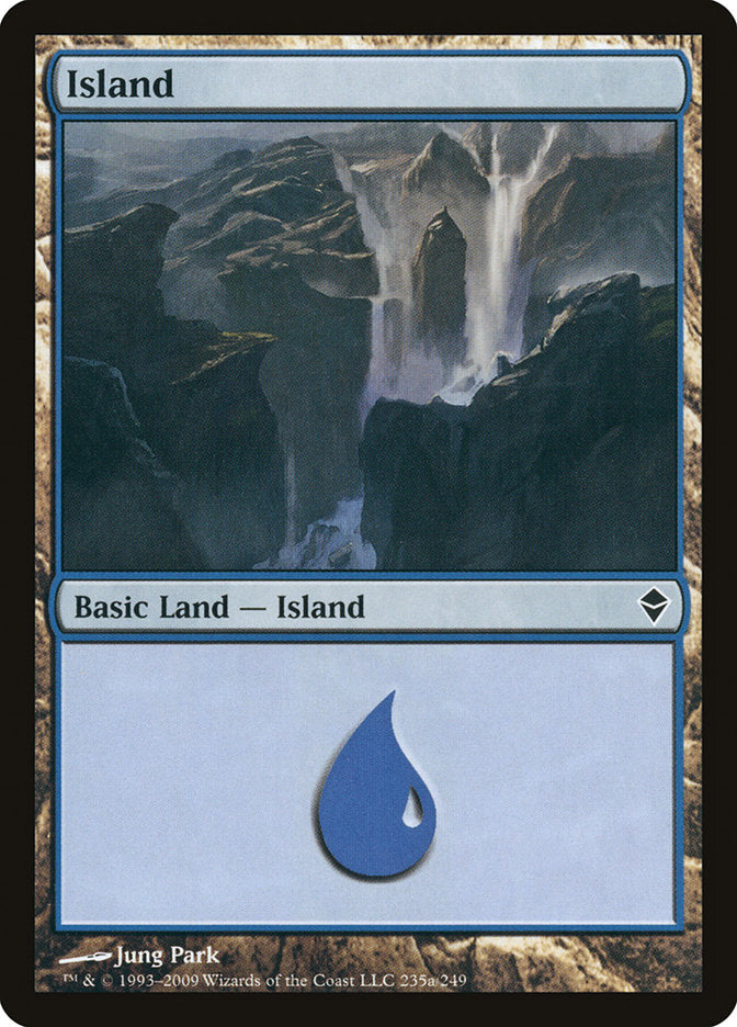 Island (235a) [Zendikar] | Total Play