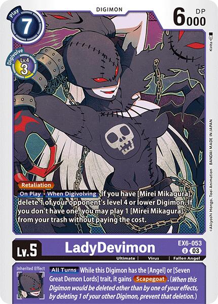 LadyDevimon [EX6-053] [Infernal Ascension] | Total Play