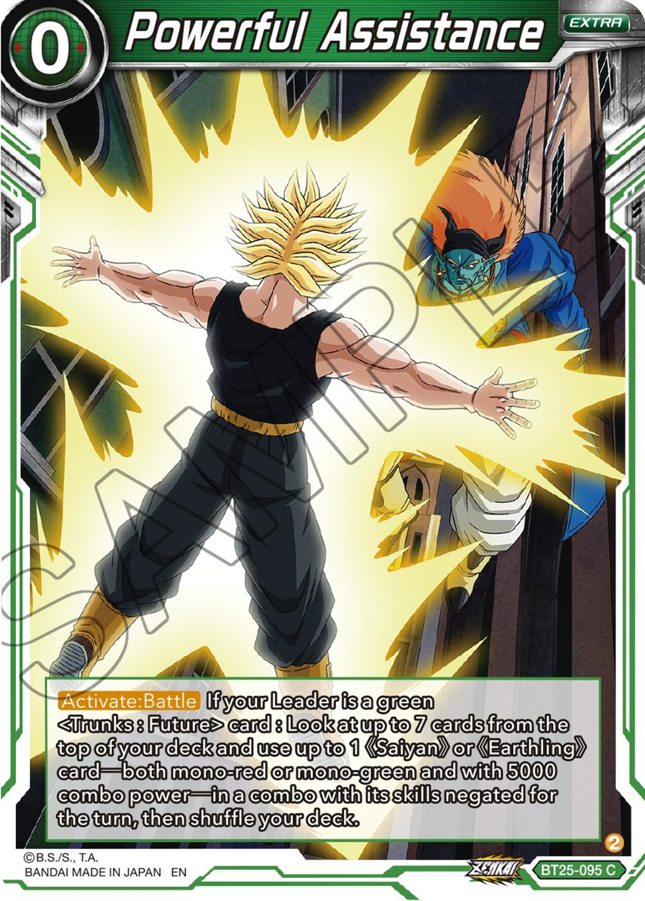 Powerful Assistance (BT25-095) [Legend of the Dragon Balls] | Total Play