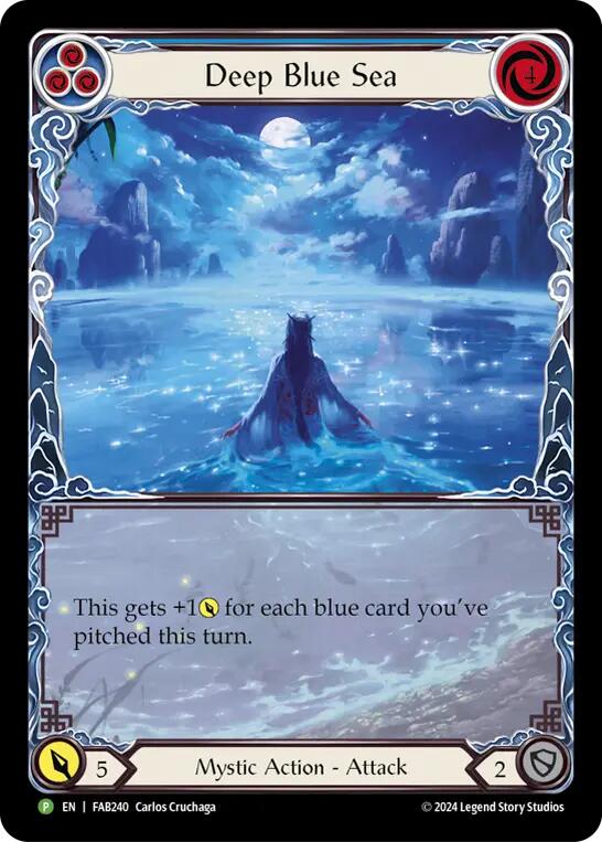 Deep Blue Sea [FAB240] (Promo)  Rainbow Foil | Total Play