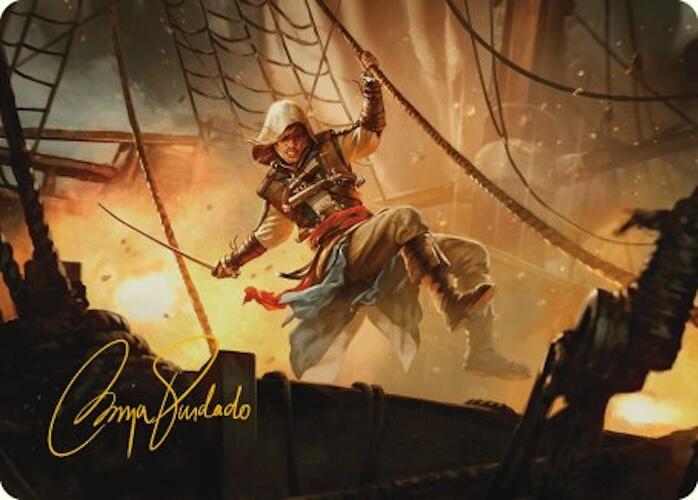 Edward Kenway Art Card (Gold-Stamped Signature) [Assassin's Creed Art Series] | Total Play