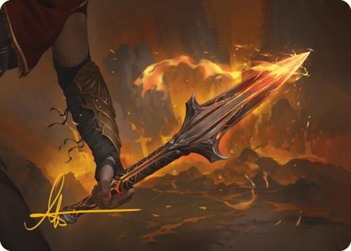 The Spear of Leonidas Art Card (Gold-Stamped Signature) [Assassin's Creed Art Series] | Total Play