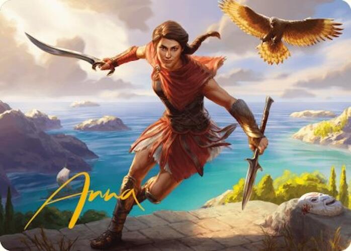 Kassandra, Eagle Bearer Art Card (Gold-Stamped Signature) [Assassin's Creed Art Series] | Total Play