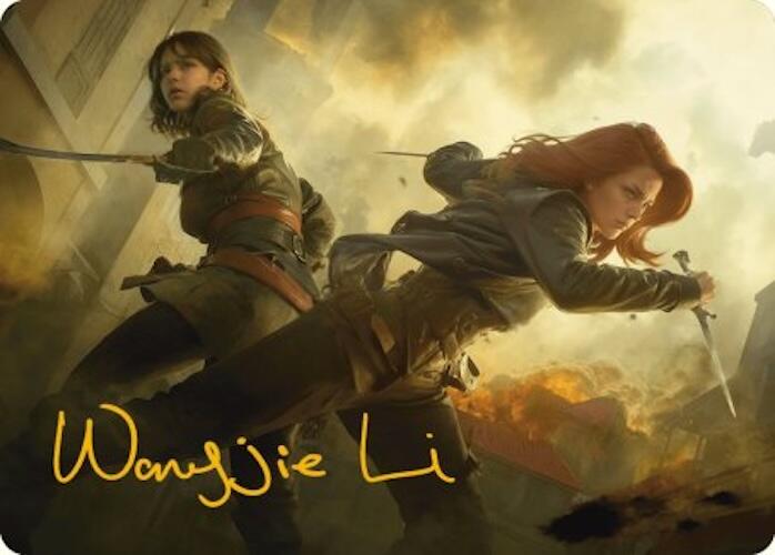 Mary Read and Anne Bonny Art Card (Gold-Stamped Signature) [Assassin's Creed Art Series] | Total Play