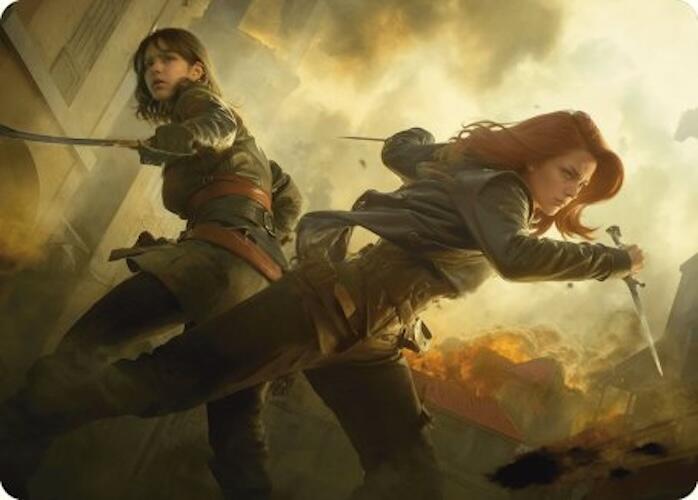 Mary Read and Anne Bonny Art Card [Assassin's Creed Art Series] | Total Play