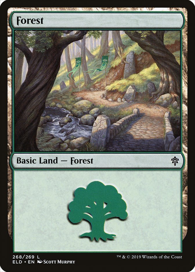 Forest (268) [Throne of Eldraine] | Total Play