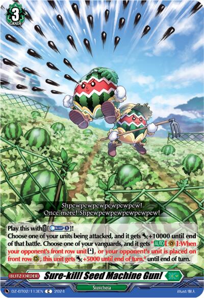 Sure-kill! Seed Machine Gun! (DZ-BT02/113EN) [Illusionless Strife] | Total Play