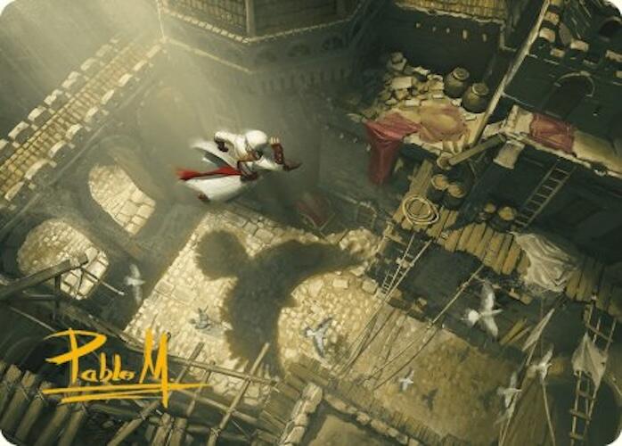 Rooftop Bypass Art Card (Gold-Stamped Signature) [Assassin's Creed Art Series] | Total Play