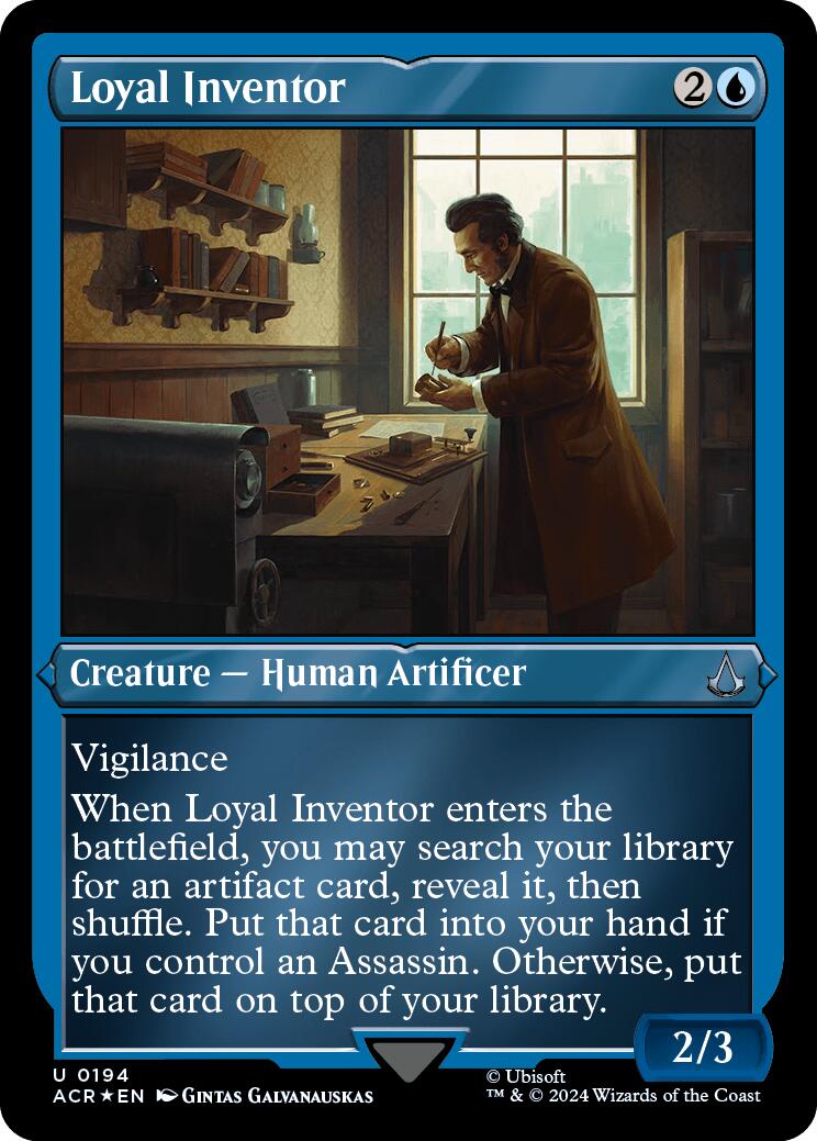 Loyal Inventor (Foil Etched) [Assassin's Creed] | Total Play