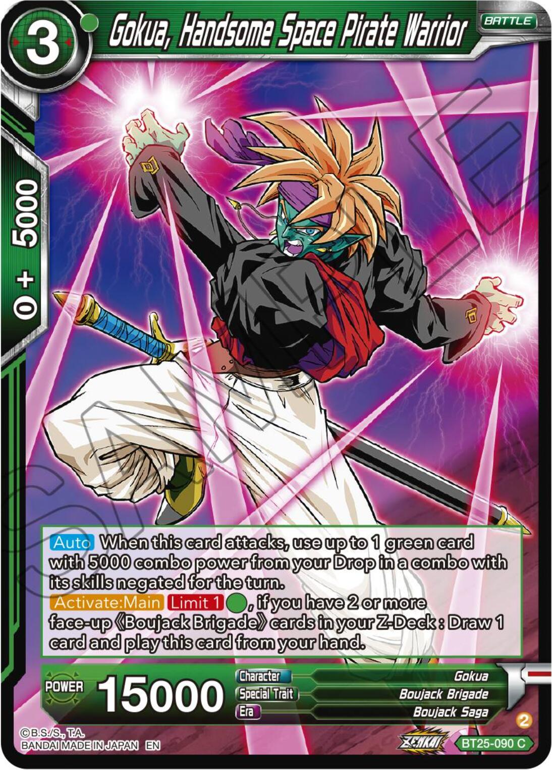 Gokua, Handsome Space Pirate Warrior (BT25-090) [Legend of the Dragon Balls] | Total Play