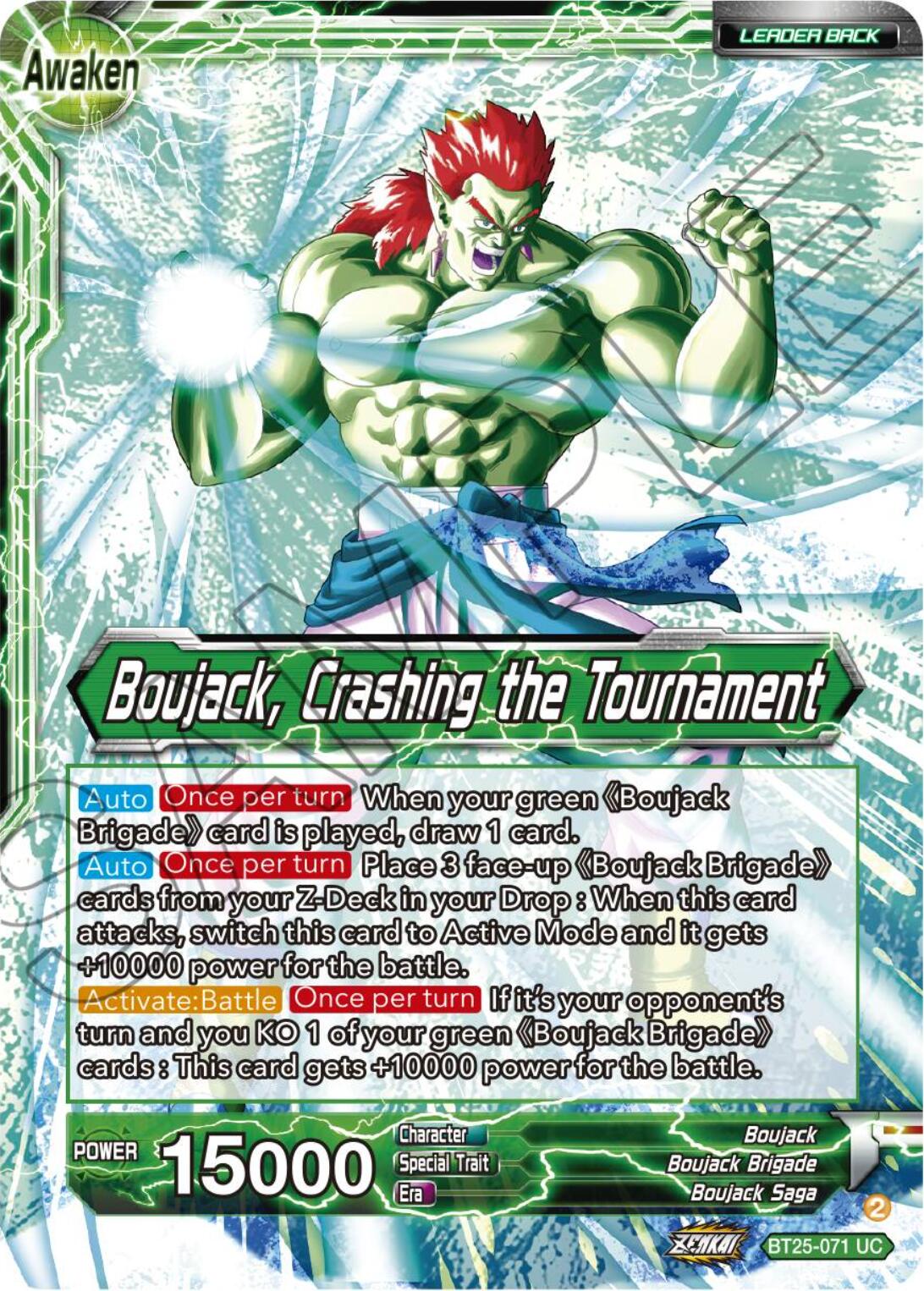 Boujack Brigade // Boujack, Crashing the Tournament (BT25-071) [Legend of the Dragon Balls] | Total Play