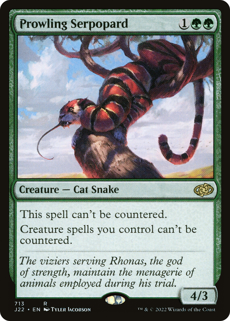 Prowling Serpopard [Jumpstart 2022] | Total Play