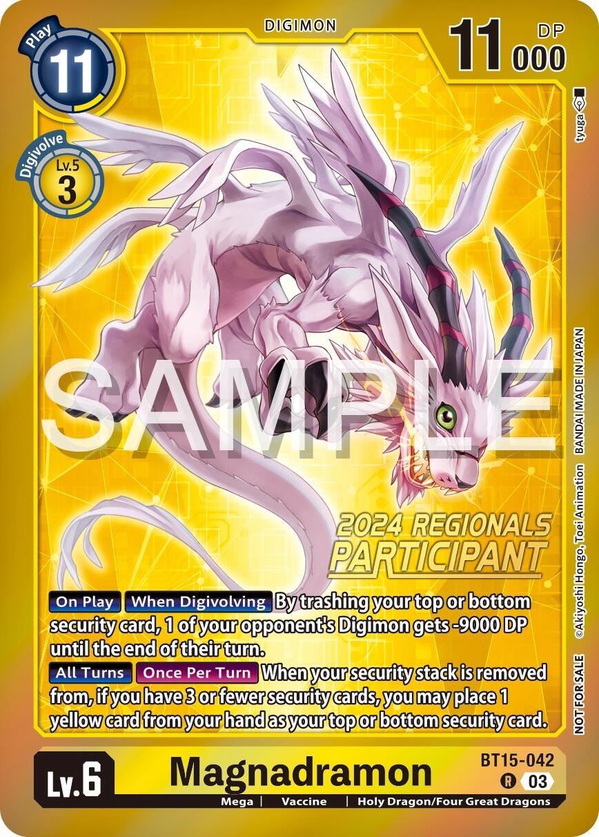 Magnadramon [BT15-042] (2024 Regionals Participant) [Exceed Apocalypse] | Total Play