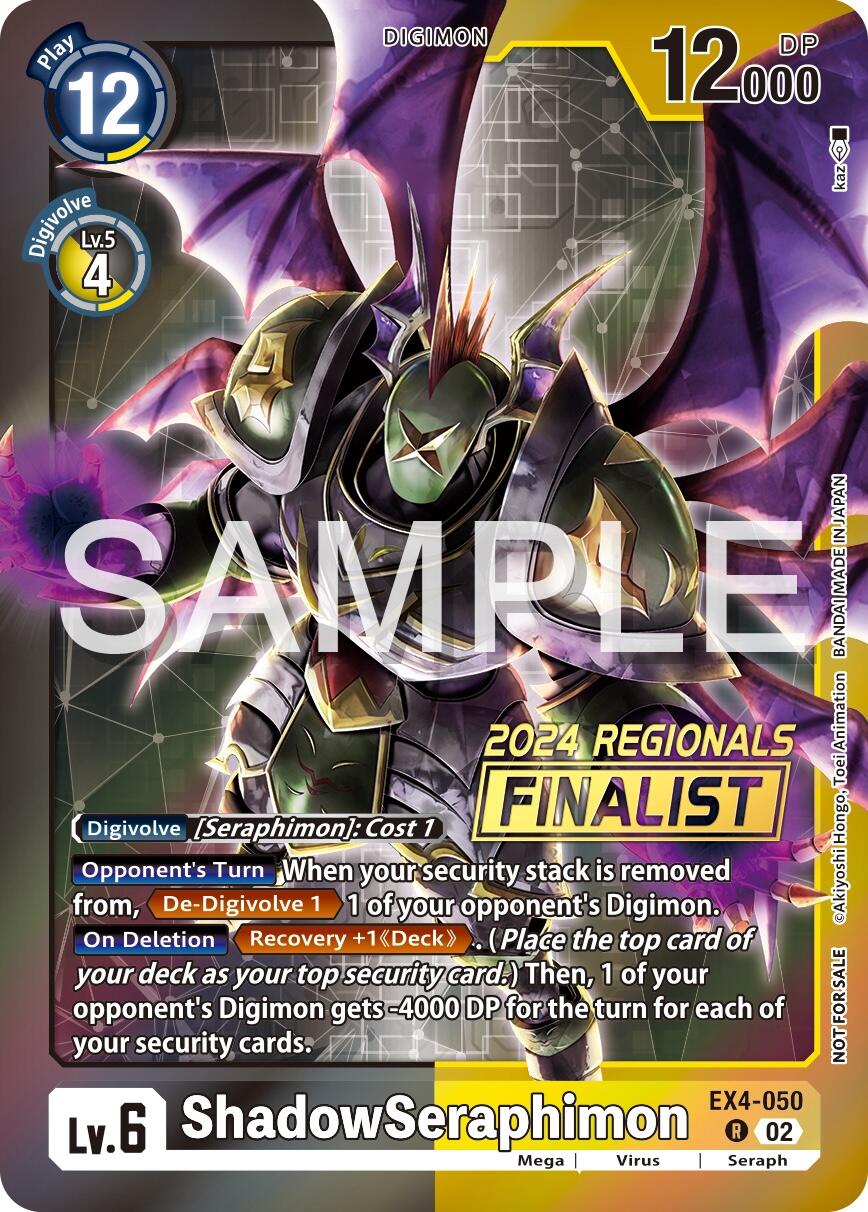 ShadowSeraphimon [EX4-050] (2024 Regionals Finalist) [Alternative Being Booster] | Total Play