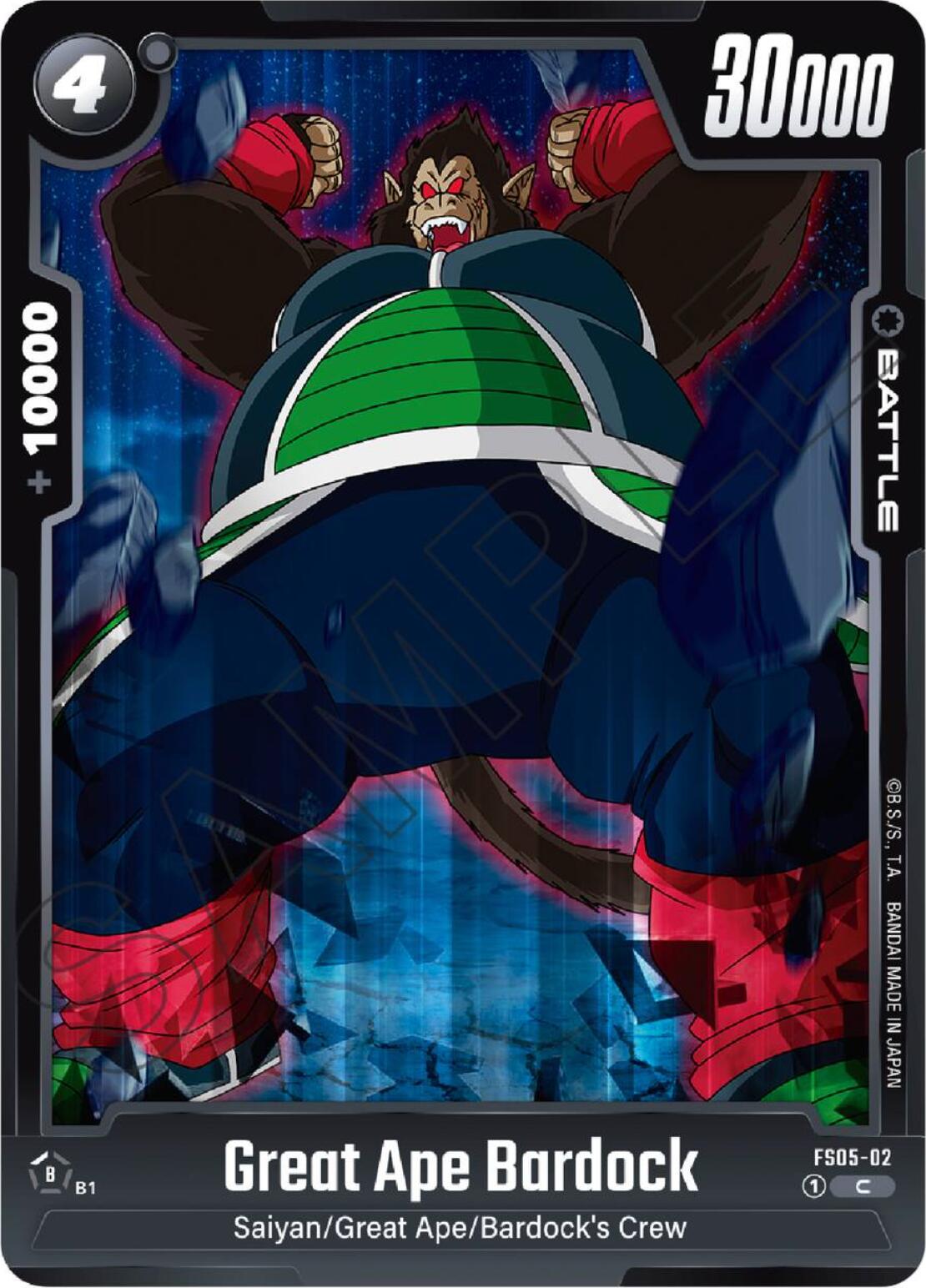 Great Ape Bardock [Starter Deck: Bardock] | Total Play