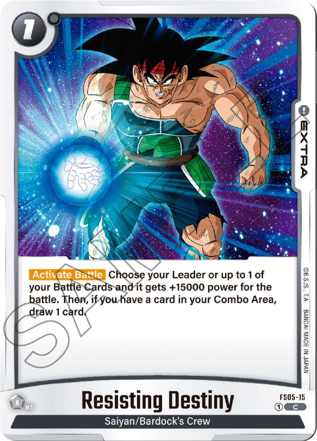 Resisting Destiny [Starter Deck: Bardock] | Total Play