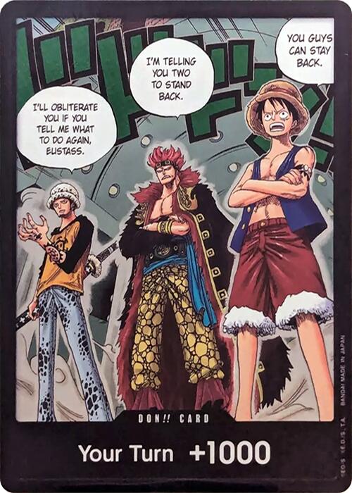 DON!! Card (Trafalgar Law, Eustass Kid and Monkey.D.Luffy) (Double Pack Set Vol. 4) [500 Years in the Future] | Total Play