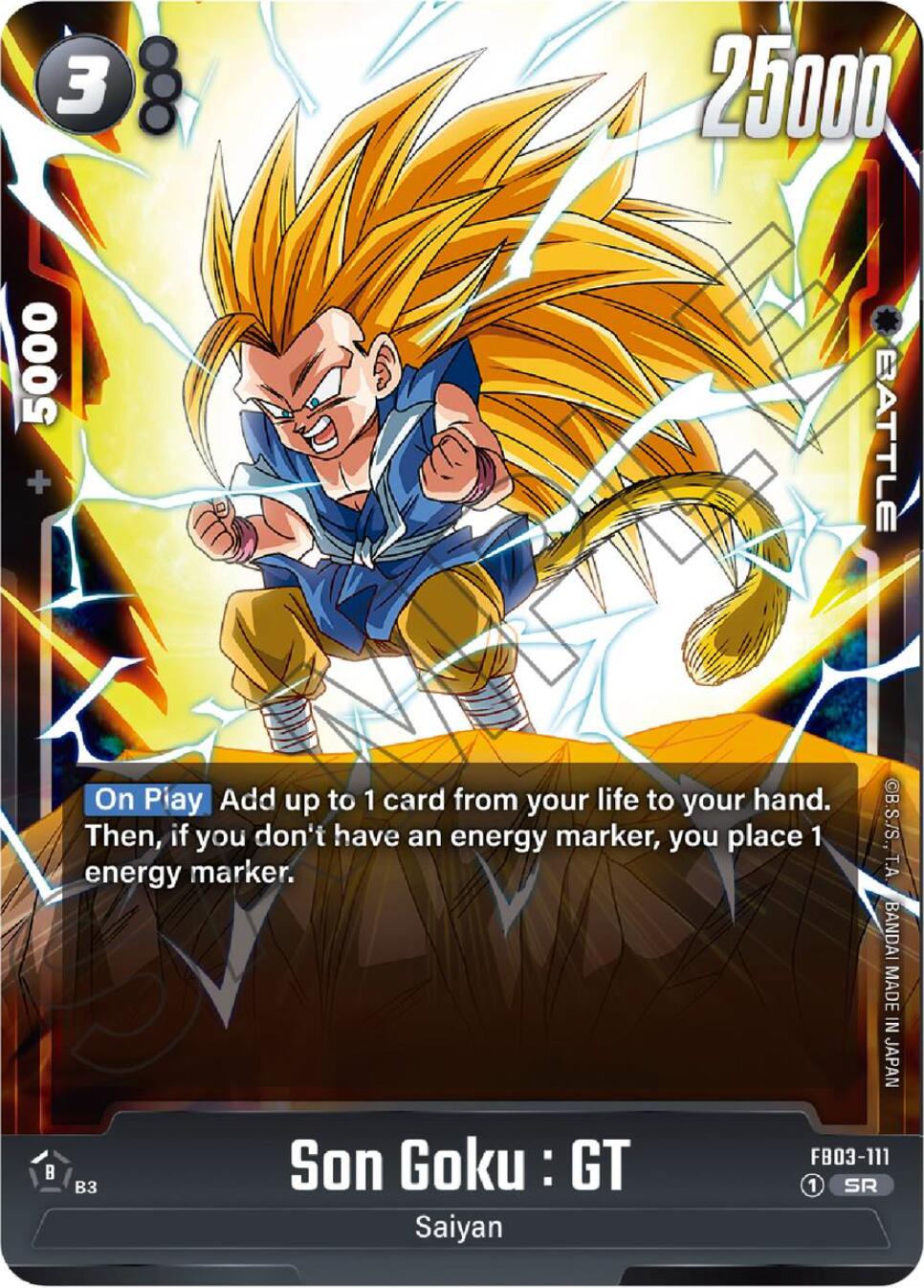 Son Goku : GT (FB03-111) [Raging Roar] | Total Play