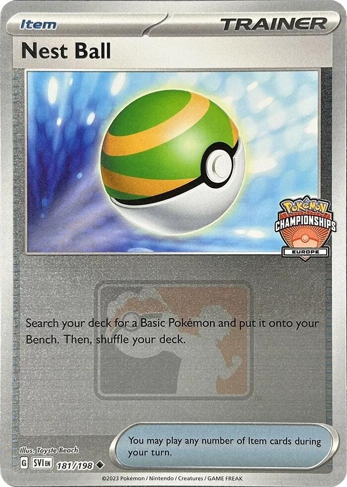 Nest Ball (181/198) (2024 Europe Championships) [League & Championship Cards] | Total Play