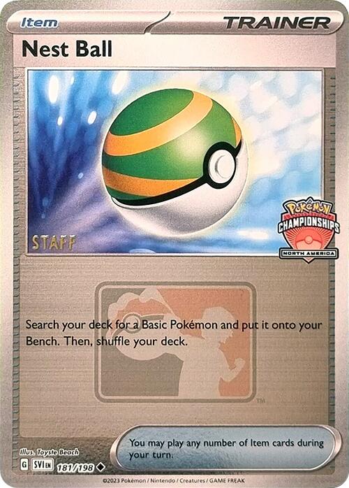 Nest Ball (181/198) (2024 North America Championships Staff) [League & Championship Cards] | Total Play