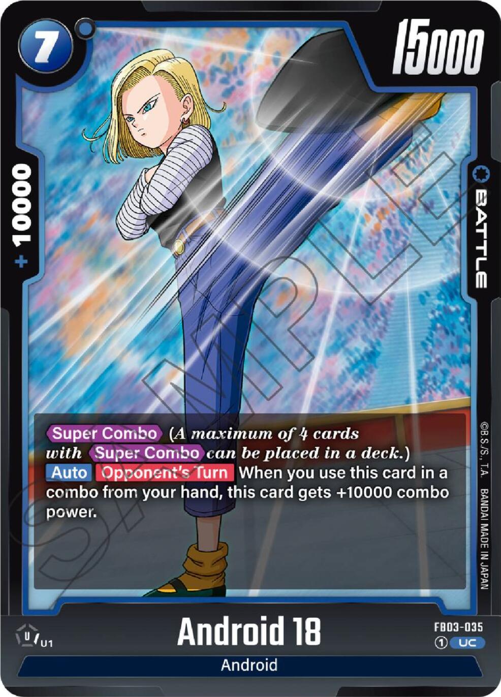 Android 18 [Raging Roar] | Total Play