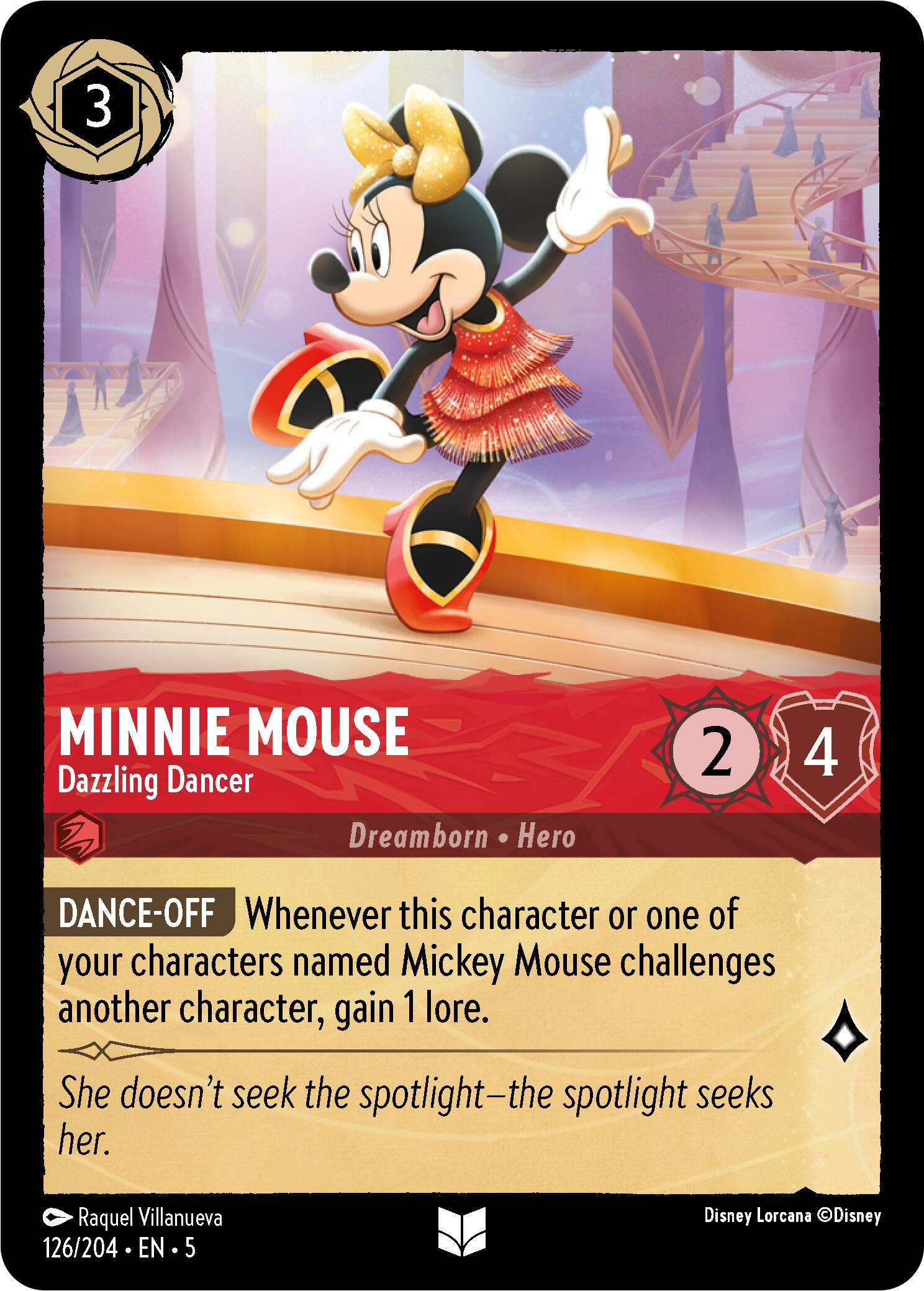 Minnie Mouse - Dazzling Dancer (126/204) [Shimmering Skies] | Total Play